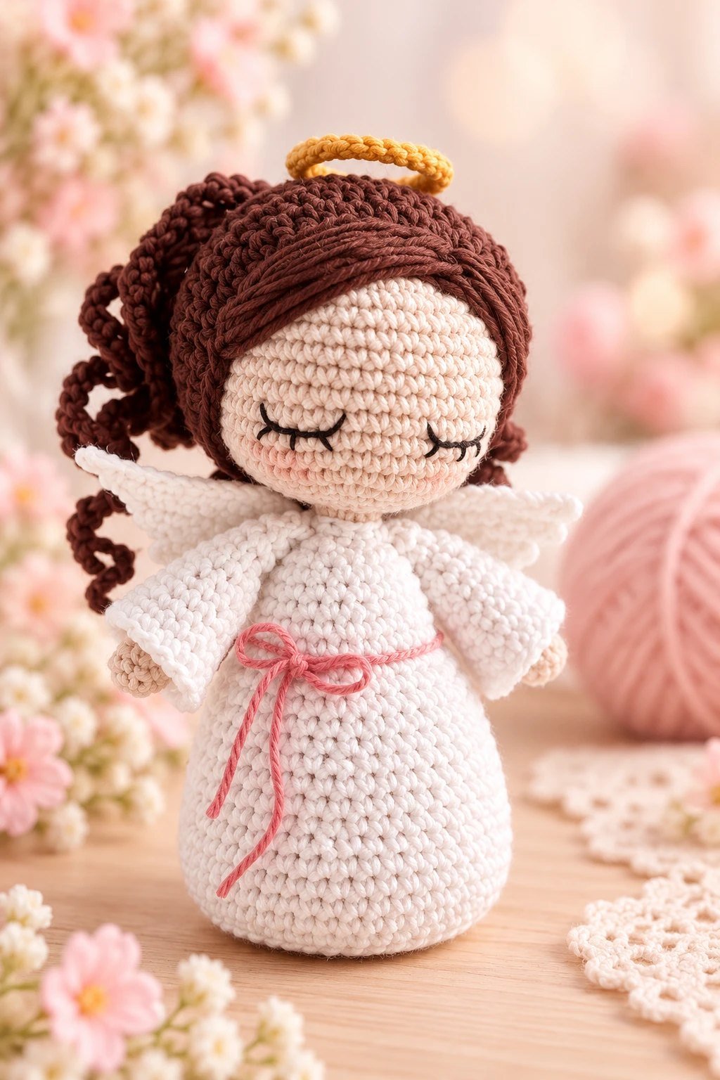 Kleiner Engel häkeln: Amigurumi-Anleitung (PDF)